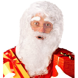 Mikulášská paruka s vousy